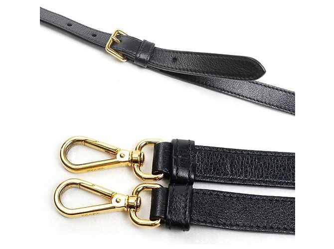 Prada Kalbsleder 2-Wege-Handtasche Schwarz - vista 7