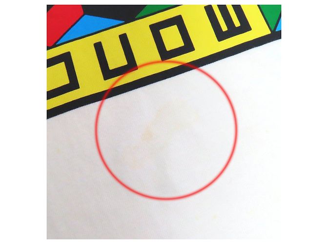 Baumwoll-T-Shirt mit Moncler Genius 2 Logo-Patch und grafischem Gitterdruck Weiß - Ansicht 12