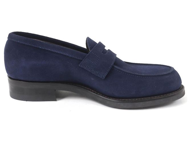 Autre Marque Sanyo Yamacho Wildleder Slipper Blau Marineblau - Ansicht 5