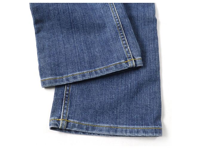 Pantalones de denim de algodón Monogram Louis Vuitton Azul - vista 6