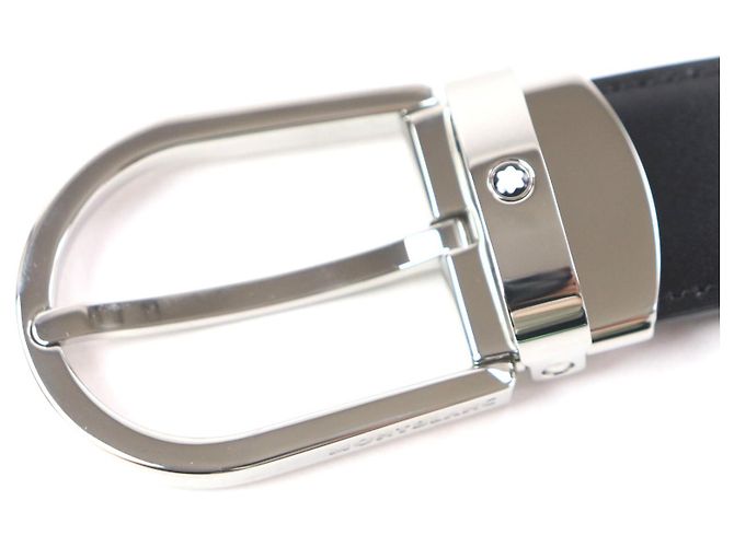 Cinto de couro White Star da linha Classic da Montblanc - vista 3