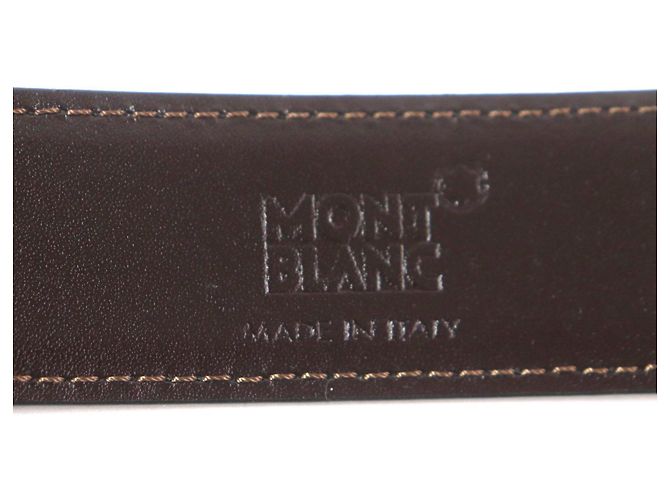 Cinto de couro White Star da linha Classic da Montblanc - vista 6