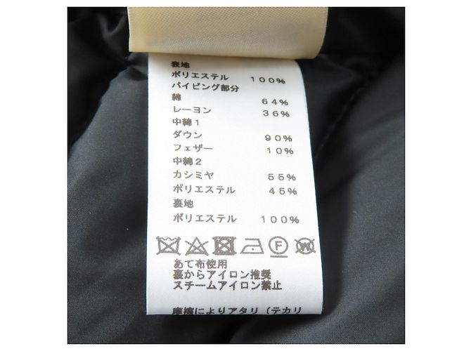 Hermès Steppjacke aus Polyester und Baumwolle Schwarz - Ansicht 11