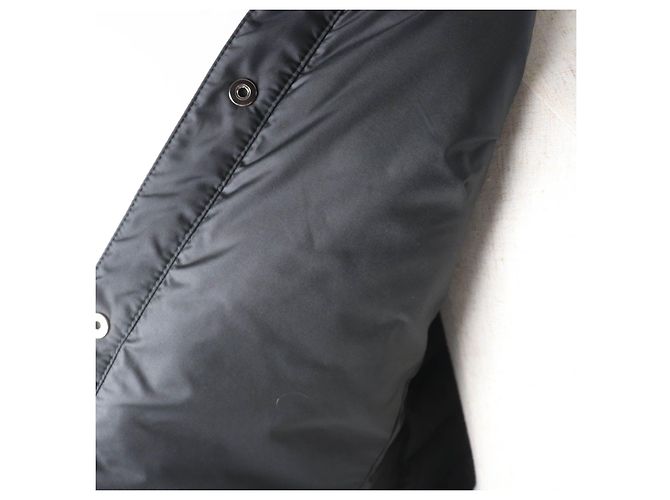 Hermès Steppjacke aus Polyester und Baumwolle Schwarz - Ansicht 5