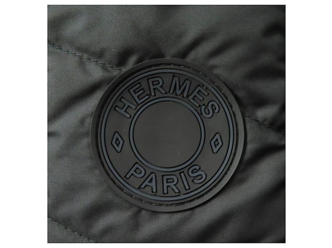 Hermès Steppjacke aus Polyester und Baumwolle Schwarz - Ansicht 6