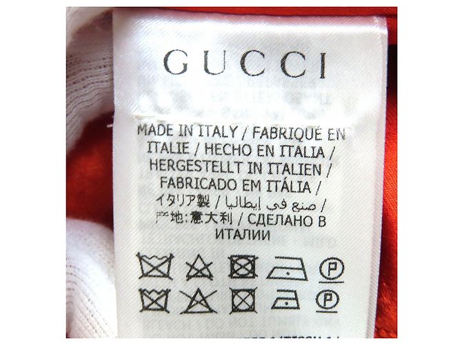 Chaqueta de algodón acetato con parche de logo Gucci WORLD WIDE Gris Gris antracita - vista 9
