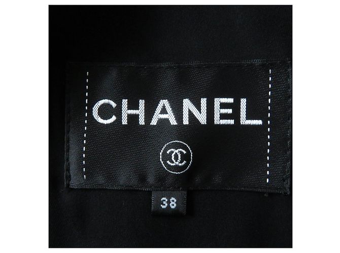 Abrigo de terciopelo con botones COCO de tweed de seda rayón Chanel 22B P73309 Negro Rosa - vista 7