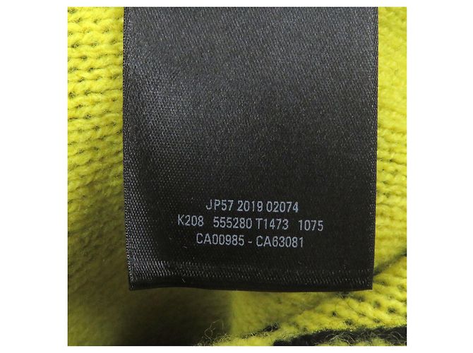 Cardigã de lã com logo jacquard Balenciaga Preto - vista 7