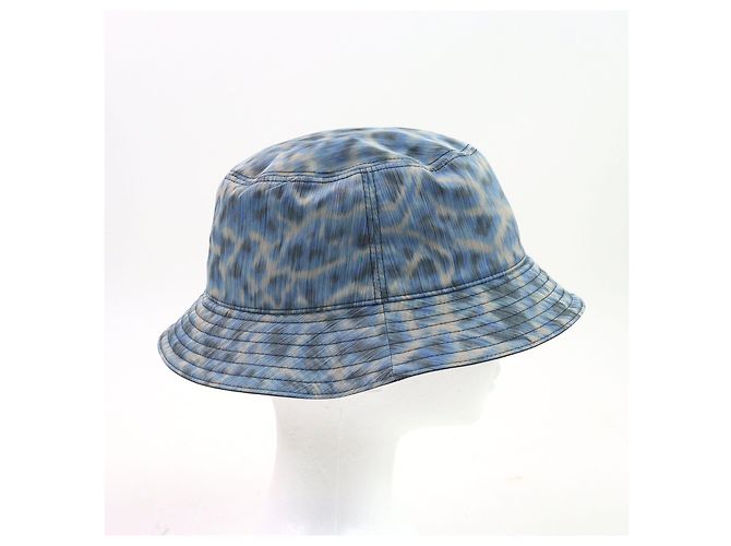 Cappello bucket in tessuto upcycled con stampa Adriatica Dior Parley Blu - vista 5