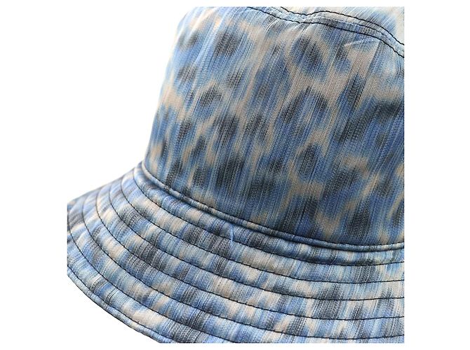 Cappello bucket in tessuto upcycled con stampa Adriatica Dior Parley Blu - vista 8