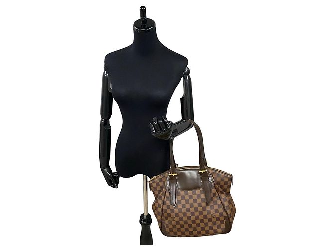 Borsa Louis Vuitton Verona Marrone - vista 3