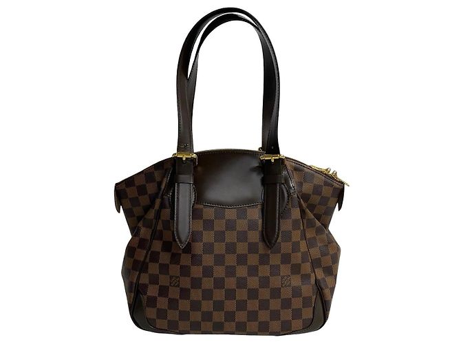 Borsa Louis Vuitton Verona Marrone - vista 5
