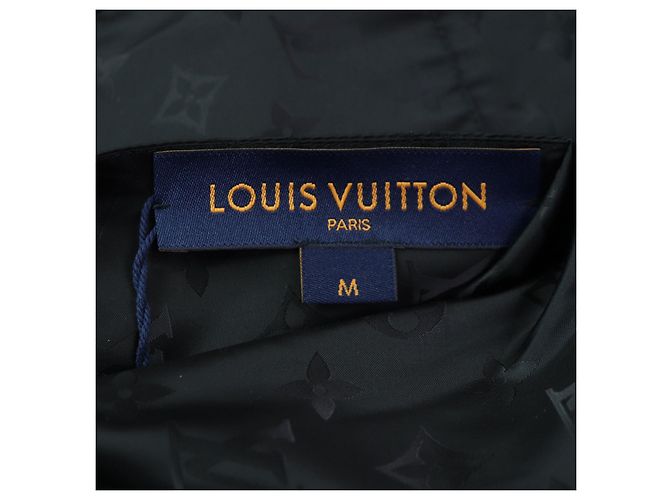 Reversible Double-Zip Bomberjacke aus Baumwoll-Nylon mit Monogramm von Louis Vuitton Schwarz - Ansicht 10