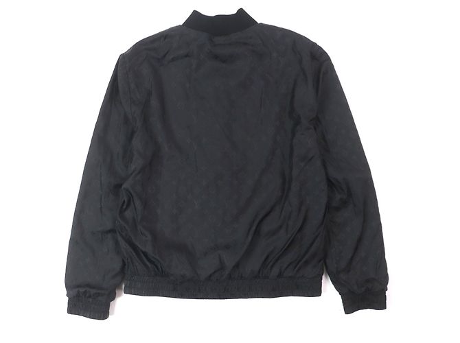Reversible Double-Zip Bomberjacke aus Baumwoll-Nylon mit Monogramm von Louis Vuitton Schwarz - Ansicht 5