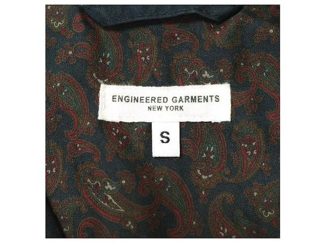 Autre Marque Chaqueta Baker Engineered Garments de Popelina Resistente a la Intemperie Azul Azul marino - vista 3