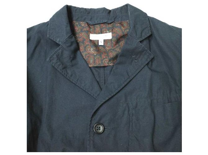 Autre Marque Chaqueta Baker Engineered Garments de Popelina Resistente a la Intemperie Azul Azul marino - vista 4