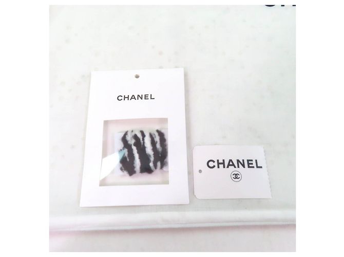 Chaqueta de cachemira COCO Mark de Chanel Negro Blanco - vista 11