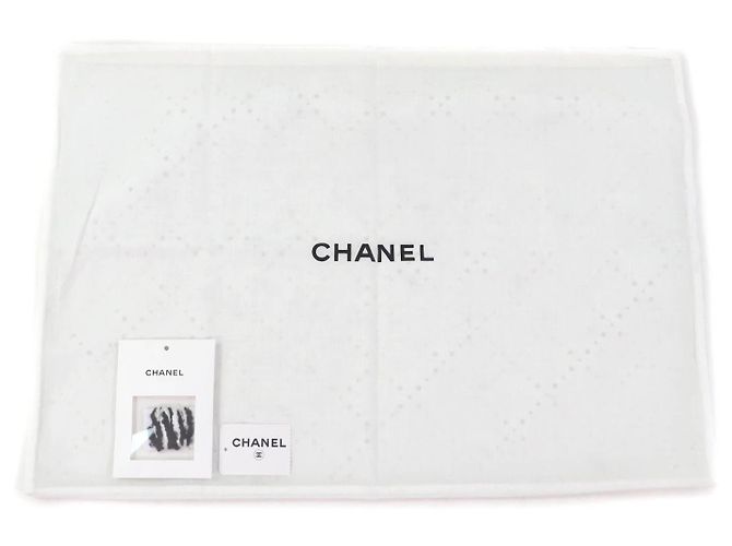 Chaqueta de cachemira COCO Mark de Chanel Negro Blanco - vista 13