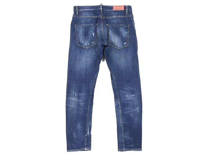 Autre Marque Pantalones de mezclilla de algodón DSQUARED2 CLASSIC KENNY TWIST Azul - vista 2