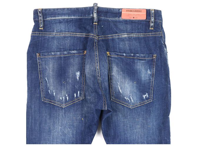 Autre Marque Pantalones de mezclilla de algodón DSQUARED2 CLASSIC KENNY TWIST Azul - vista 4