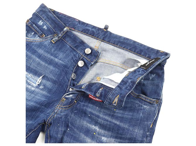 Autre Marque Pantalones de mezclilla de algodón DSQUARED2 CLASSIC KENNY TWIST Azul - vista 5