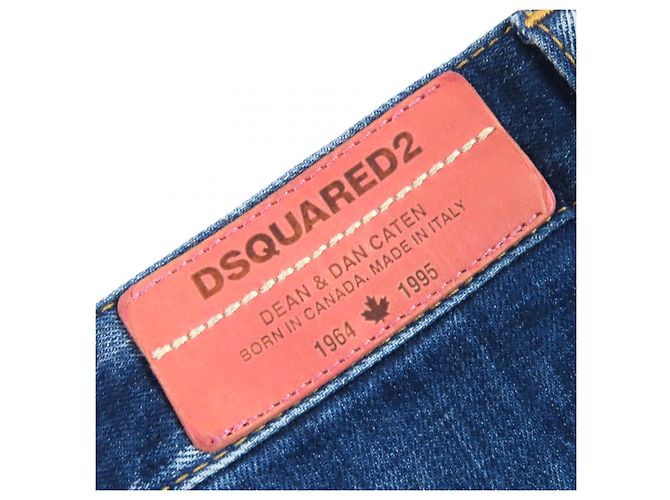 Autre Marque Pantalones de mezclilla de algodón DSQUARED2 CLASSIC KENNY TWIST Azul - vista 7