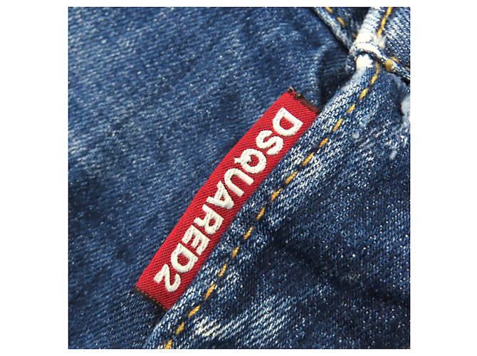 Autre Marque Pantalones de mezclilla de algodón DSQUARED2 CLASSIC KENNY TWIST Azul - vista 9