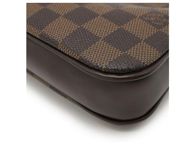 Pochette Accessori Damier Navona Louis Vuitton Marrone - vista 3