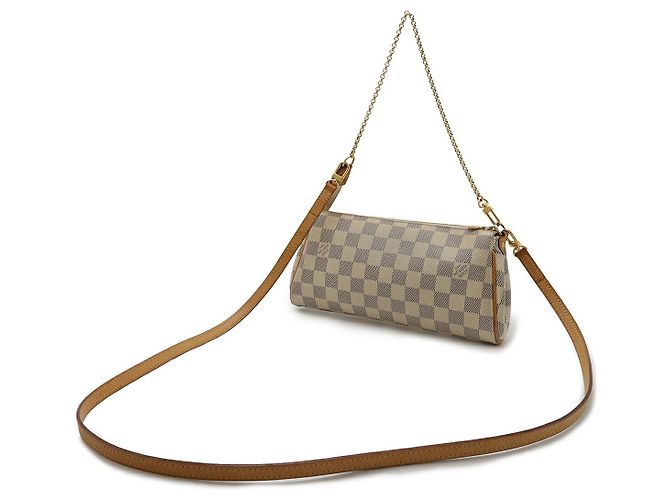 Borsa a Spalla 2 in 1 Louis Vuitton Eva Damier Azur Crudo - vista 2