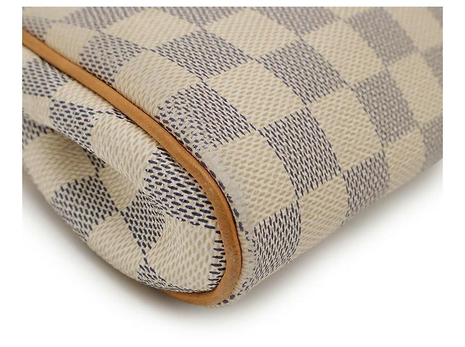 Borsa a Spalla 2 in 1 Louis Vuitton Eva Damier Azur Crudo - vista 3