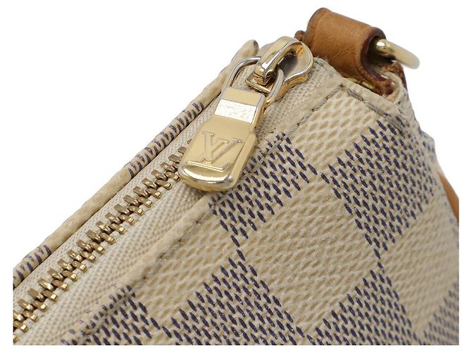 Borsa a Spalla 2 in 1 Louis Vuitton Eva Damier Azur Crudo - vista 5