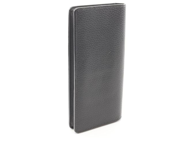 Portafoglio lungo Brazza in pelle Taurillon di Louis Vuitton Verde Grigio antracite - vista 2