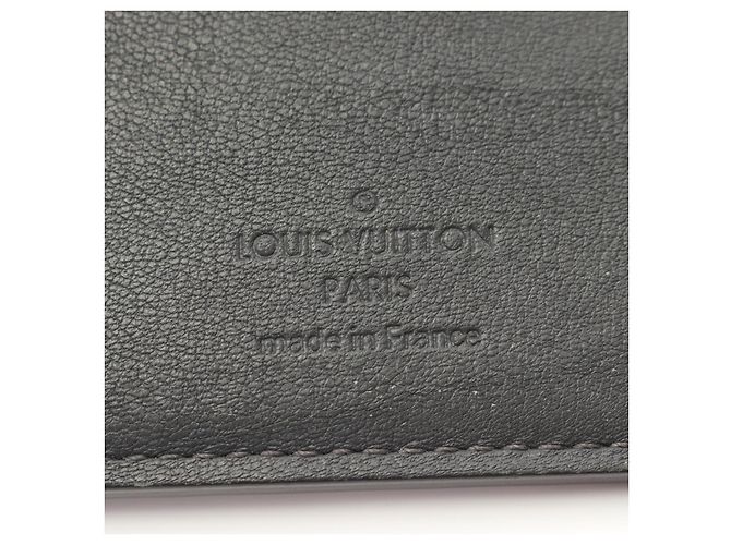 Portafoglio lungo Brazza in pelle Taurillon di Louis Vuitton Verde Grigio antracite - vista 5