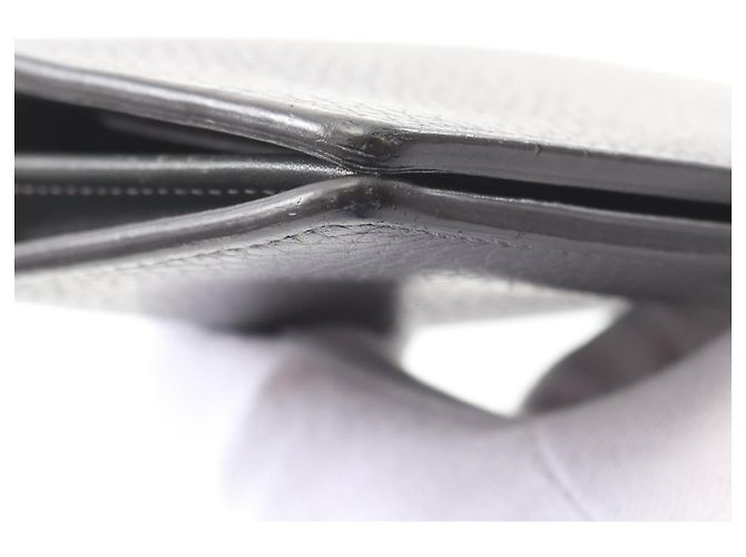 Portafoglio lungo Brazza in pelle Taurillon di Louis Vuitton Verde Grigio antracite - vista 9