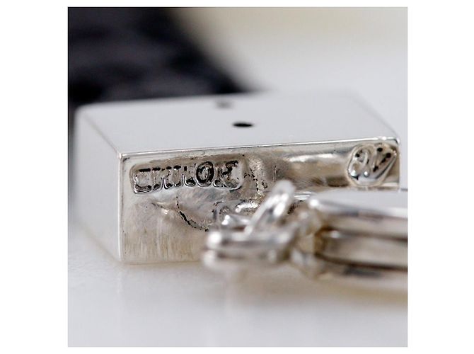 Autre Marque Bracciale in pelle argento 925 HOMME+ 4℃ Marrone - vista 8