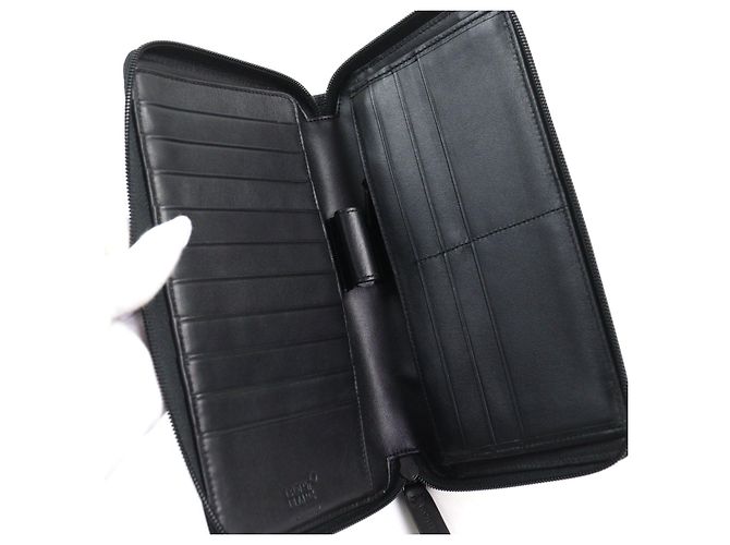 Montblanc Night Flight Travel Wallet White Star Leather Long Wallet - view 5