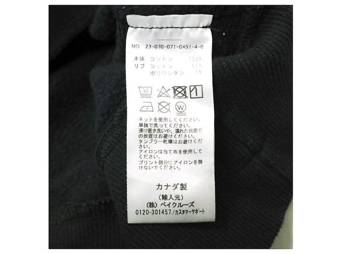 Autre Marque HEAVYWEIGHT FLEECE Sweatshirt Scye × REIGNING CHAMP Limitierte Auflage Schwarz - Ansicht 9
