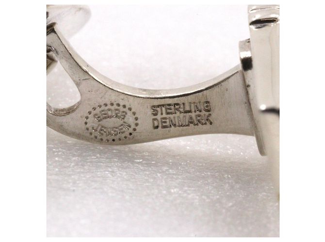 Autre Marque Gemelli quadrati in argento sterling Georg Jensen - vista 5