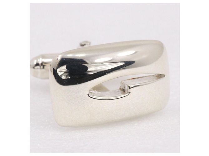 Gemelli Gucci G Logo in argento 925 - vista 4
