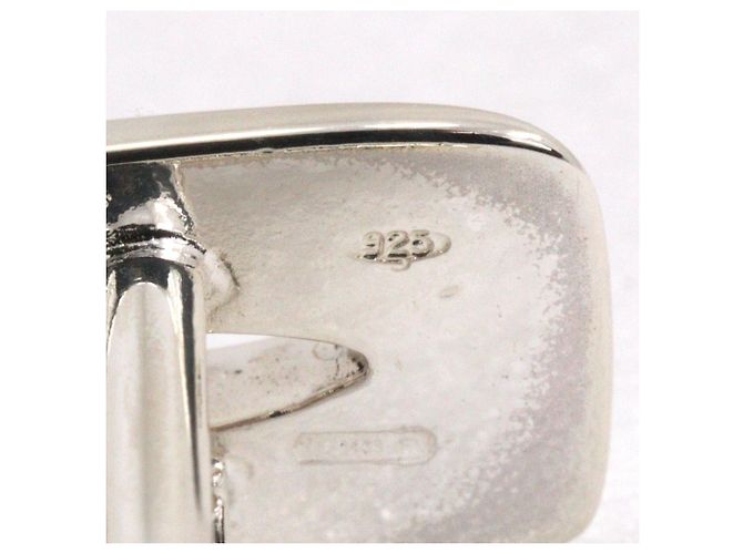 Gemelli Gucci G Logo in argento 925 - vista 6