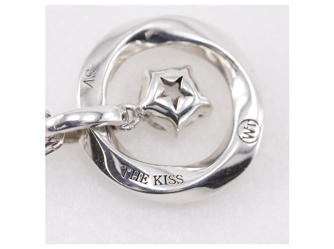 Autre Marque COLLANA IN ARGENTO 925 THE KISS Star - vista 8