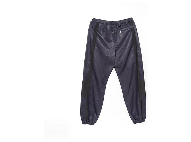 Damier-Polyesterhosen von Louis Vuitton Blau - Ansicht 2
