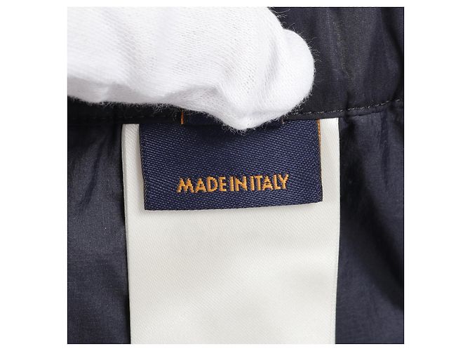Damier-Polyesterhosen von Louis Vuitton Blau - Ansicht 5