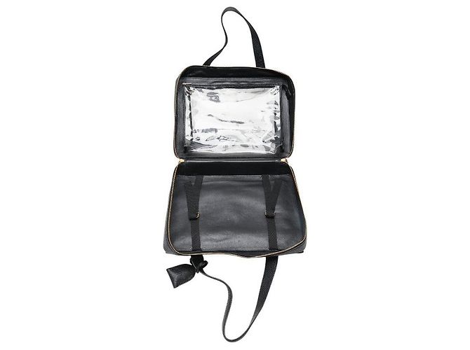 Borsa a tracolla in caviale Coco Mark di Chanel Nero - vista 12