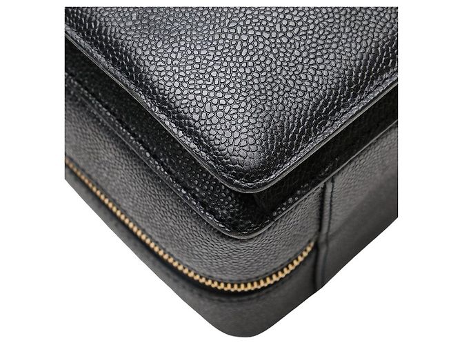 Borsa a tracolla in caviale Coco Mark di Chanel Nero - vista 5