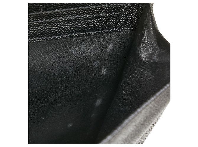 Borsa a tracolla in caviale Coco Mark di Chanel Nero - vista 9