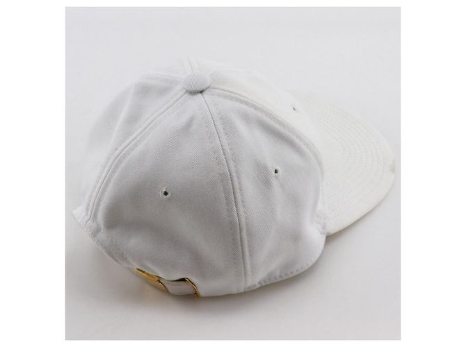 Tom Ford TF Logo Baumwoll-Baseballcap Weiß - Ansicht 3
