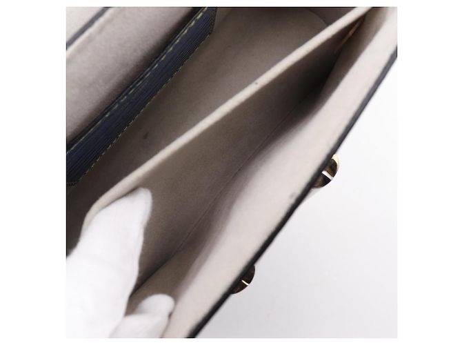 Borsa a Spalla 2 in 1 Louis Vuitton Twist MM in Pelle Epi Blu - vista 7