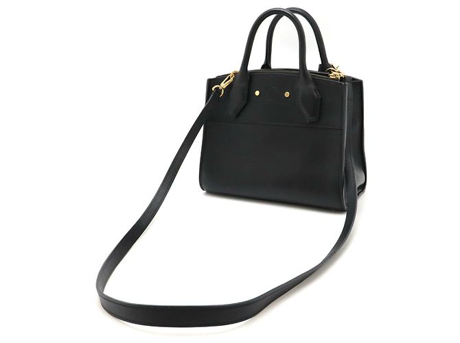 Borsa in pelle City Steamer Mini 2 in 1 Louis Vuitton Nero - vista 2