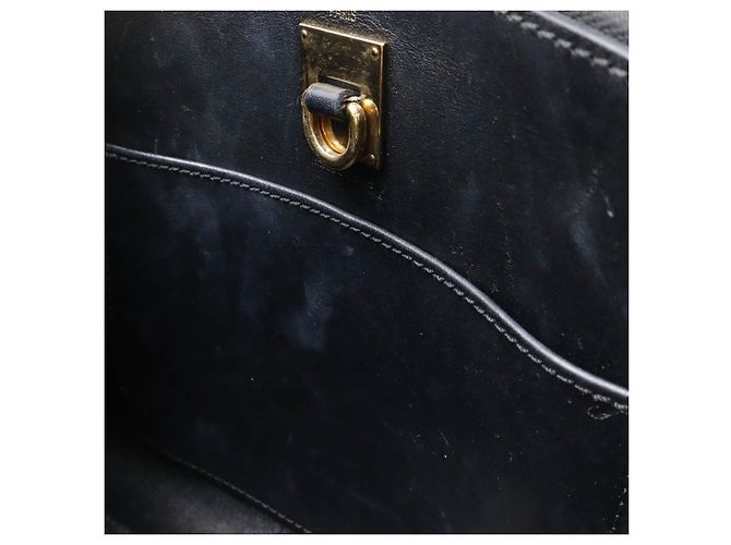 Borsa in pelle City Steamer Mini 2 in 1 Louis Vuitton Nero - vista 8